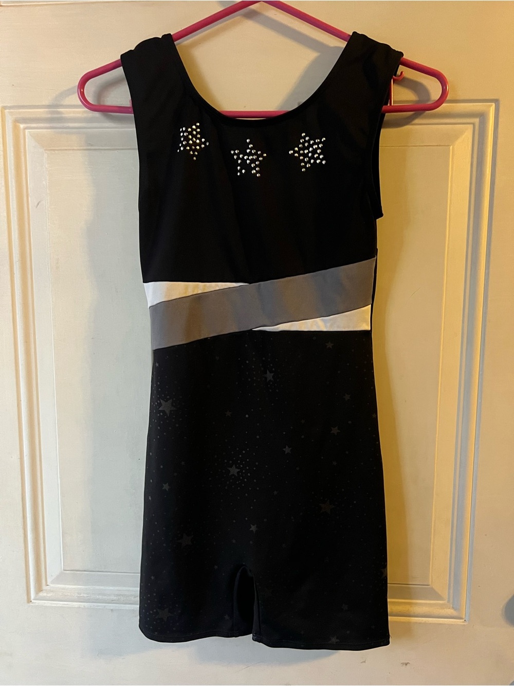 More Than Magic Black and White Star-Embellished Kids One-Piece Bodysuit